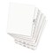 Avery Legal Exhibit Unpunched Dividers for Use with Any Binding System, Collated A-Z, 26 Side Tab Dividers Per Set, Helvetica Bold Type, 3 Sets (21866)